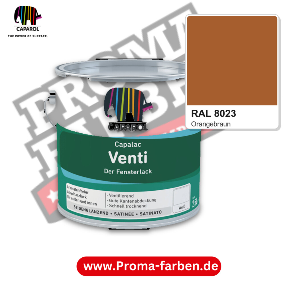 Caparol Capalac Venti RAL 8023 kaufen Proma Farben Hamburg