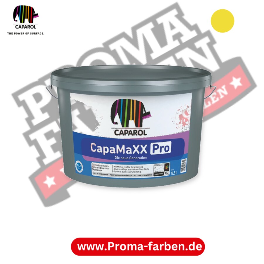 Caparol CapaMaXX Pro 12,5 Liter, Weiß RAL 1016 kaufen Proma Farben Hamburg