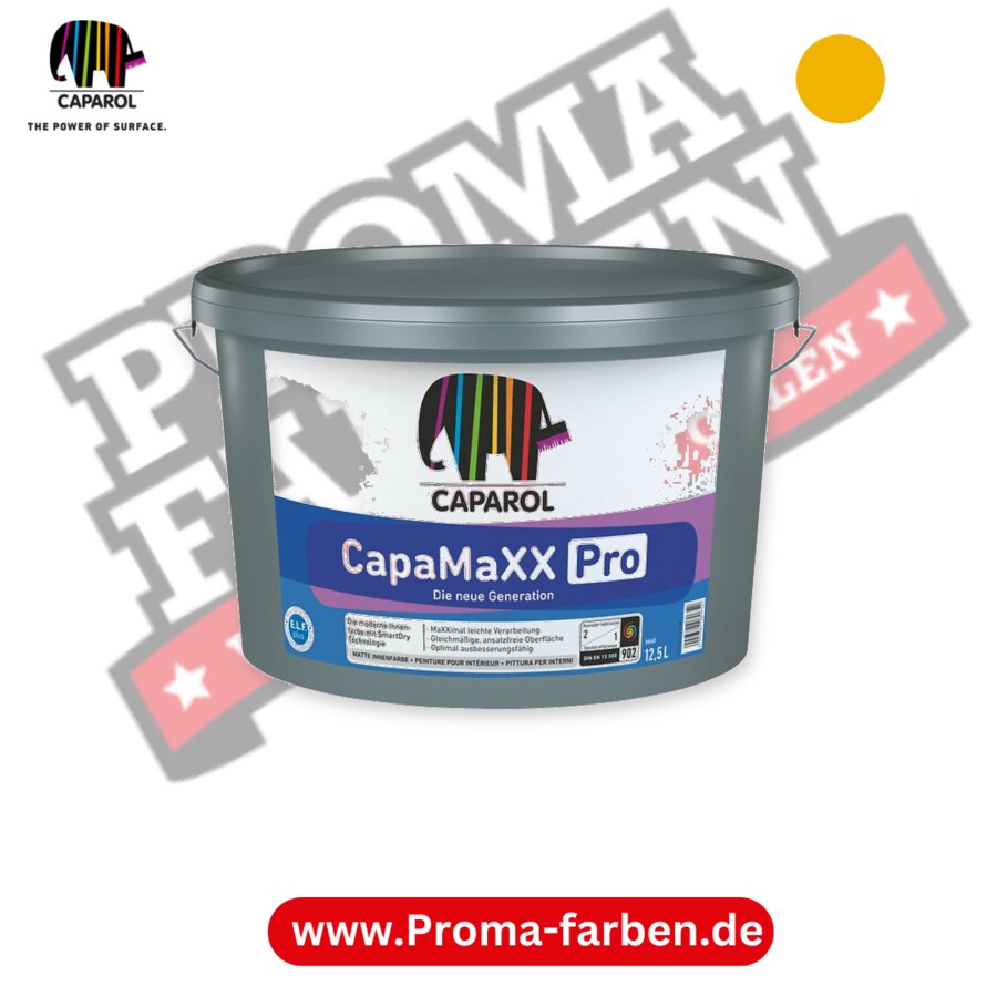 Caparol CapaMaXX Pro 12,5 Liter, Weiß RAL 1021 kaufen Proma Farben Hamburg