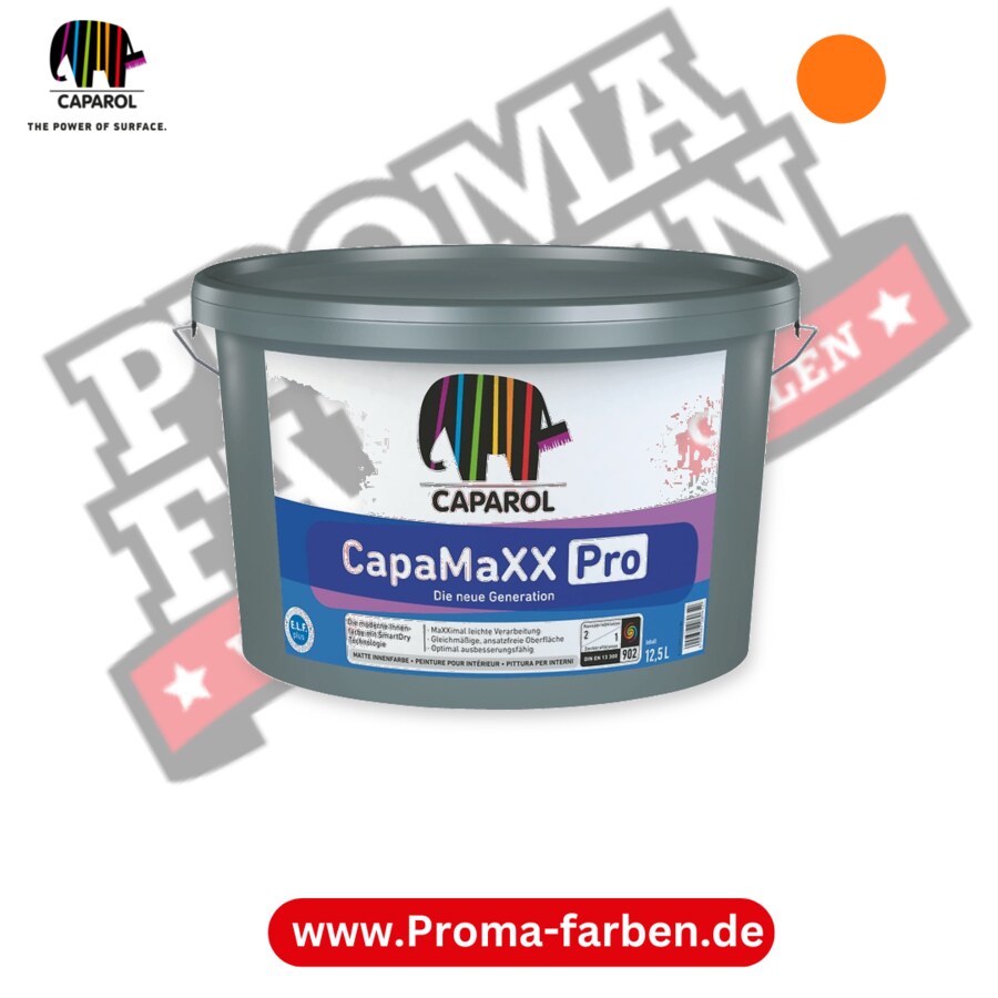 Caparol CapaMaXX Pro 12,5 Liter, Weiß RAL 1033 kaufen Proma Farben Hamburg
