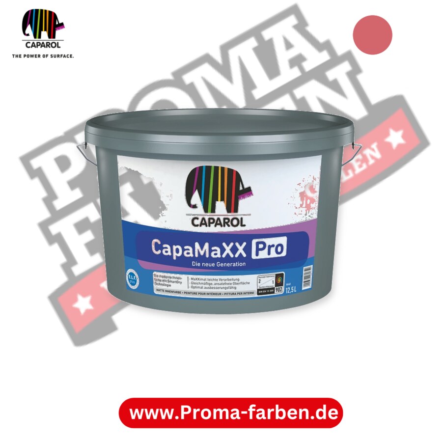 Caparol CapaMaXX Pro 12,5 Liter, Weiß RAL 3017 kaufen Proma Farben Hamburg