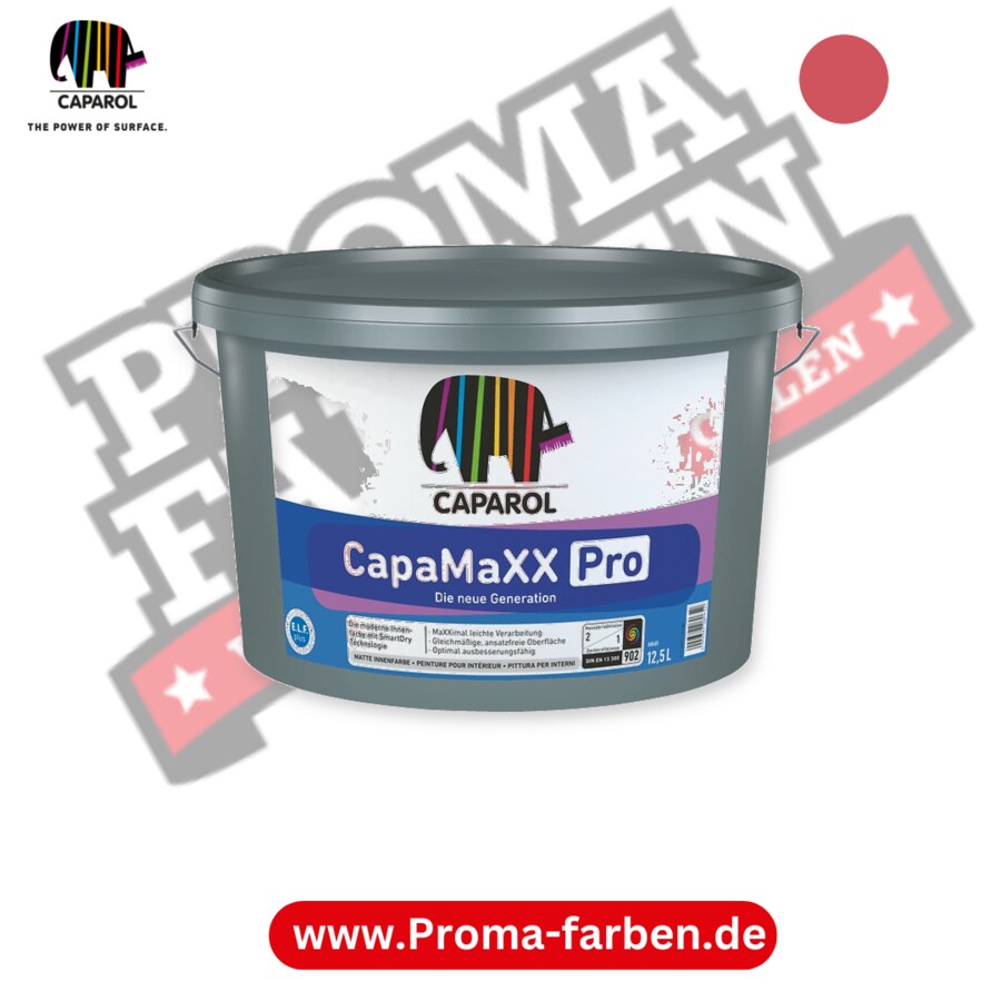 Caparol CapaMaXX Pro 12,5 Liter, Weiß RAL 3018 kaufen Proma Farben Hamburg