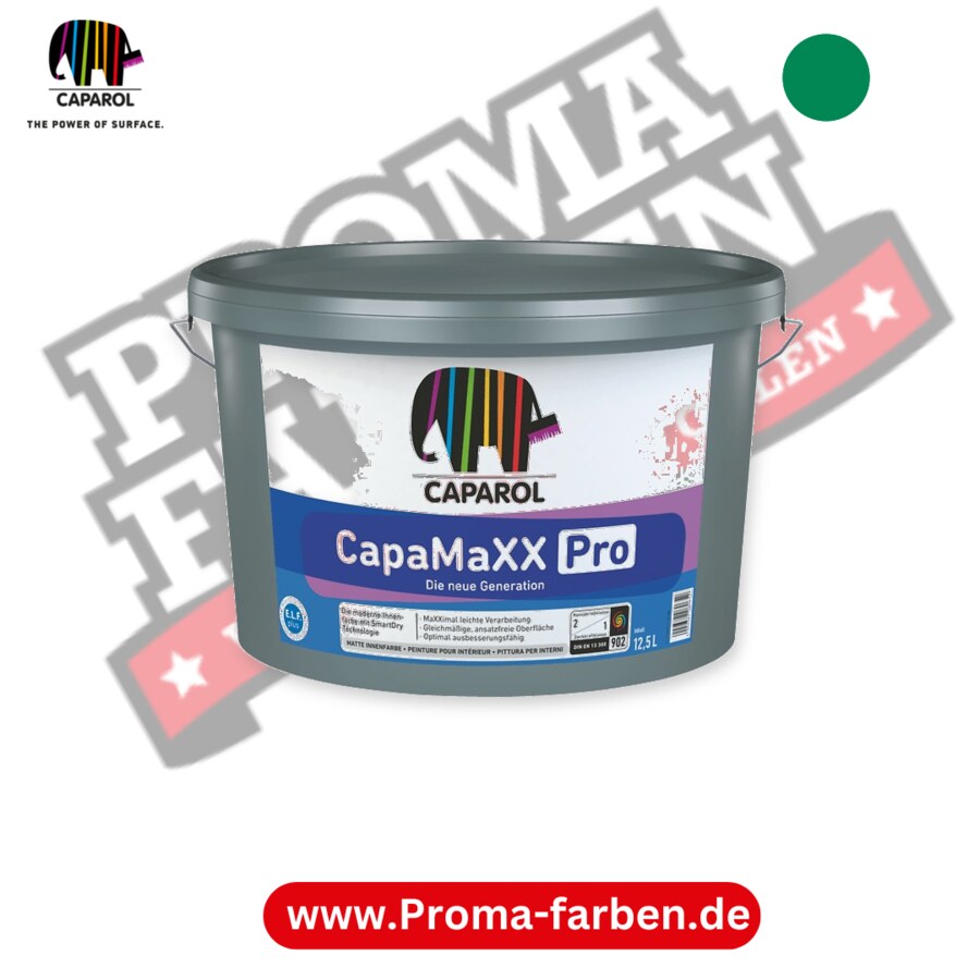 Caparol CapaMaXX Pro 12,5 Liter, Weiß RAL 6024 kaufen Proma Farben Hamburg