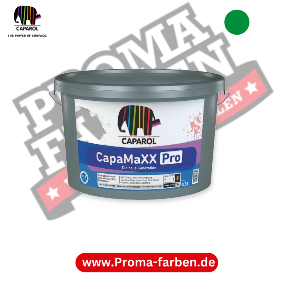 Caparol CapaMaXX Pro 12,5 Liter, Weiß RAL 6037 kaufen Proma Farben Hamburg