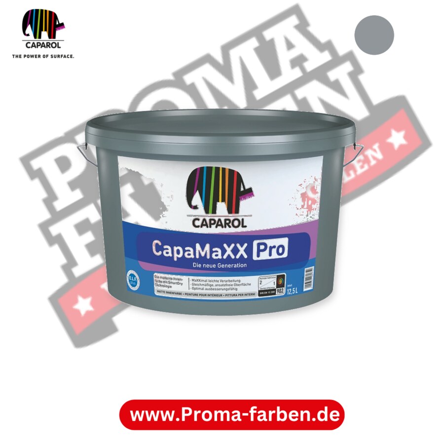 Caparol CapaMaXX Pro 12,5 Liter, Weiß RAL 7045 kaufen Proma Farben Hamburg