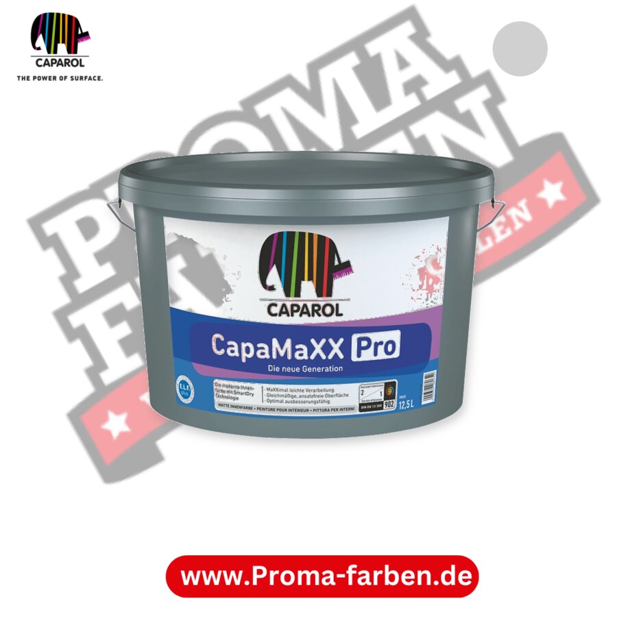 Caparol CapaMaXX Pro 12,5 Liter, Weiß RAL 7047 kaufen Proma Farben Hamburg