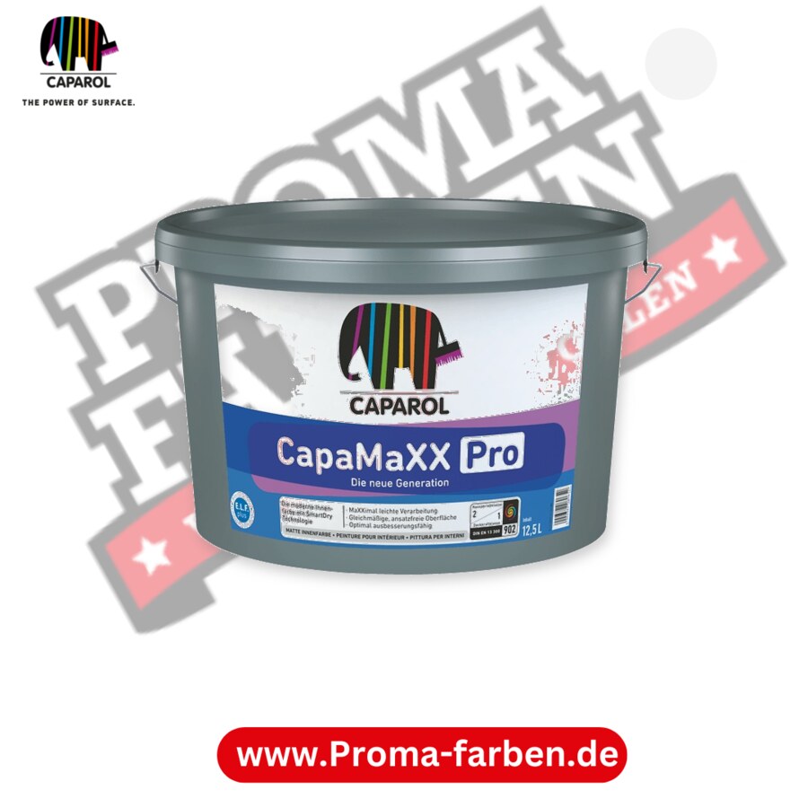 Caparol CapaMaXX Pro 12,5 Liter, Weiß RAL 9003 kaufen Proma Farben Hamburg
