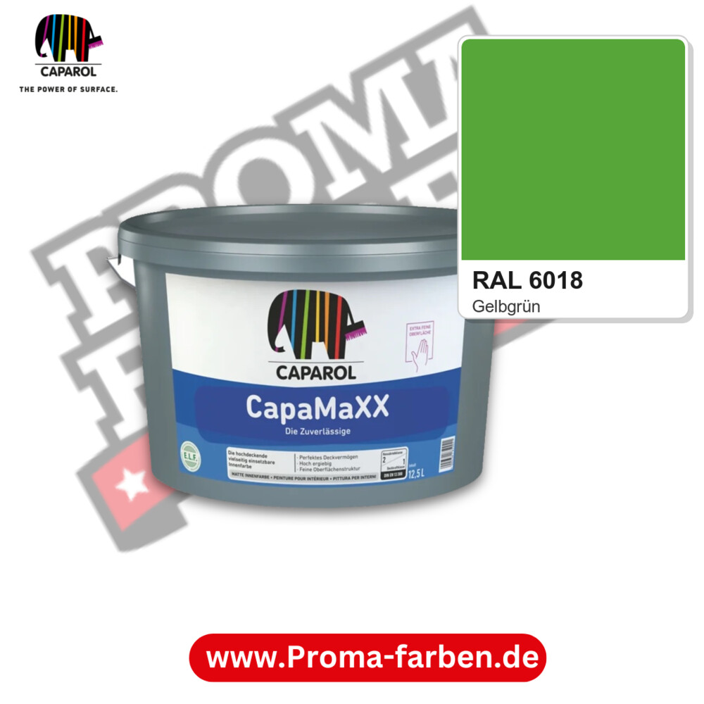 Caparol CapaMaXX RAL 6018 kaufen Proma Farben Hamburg