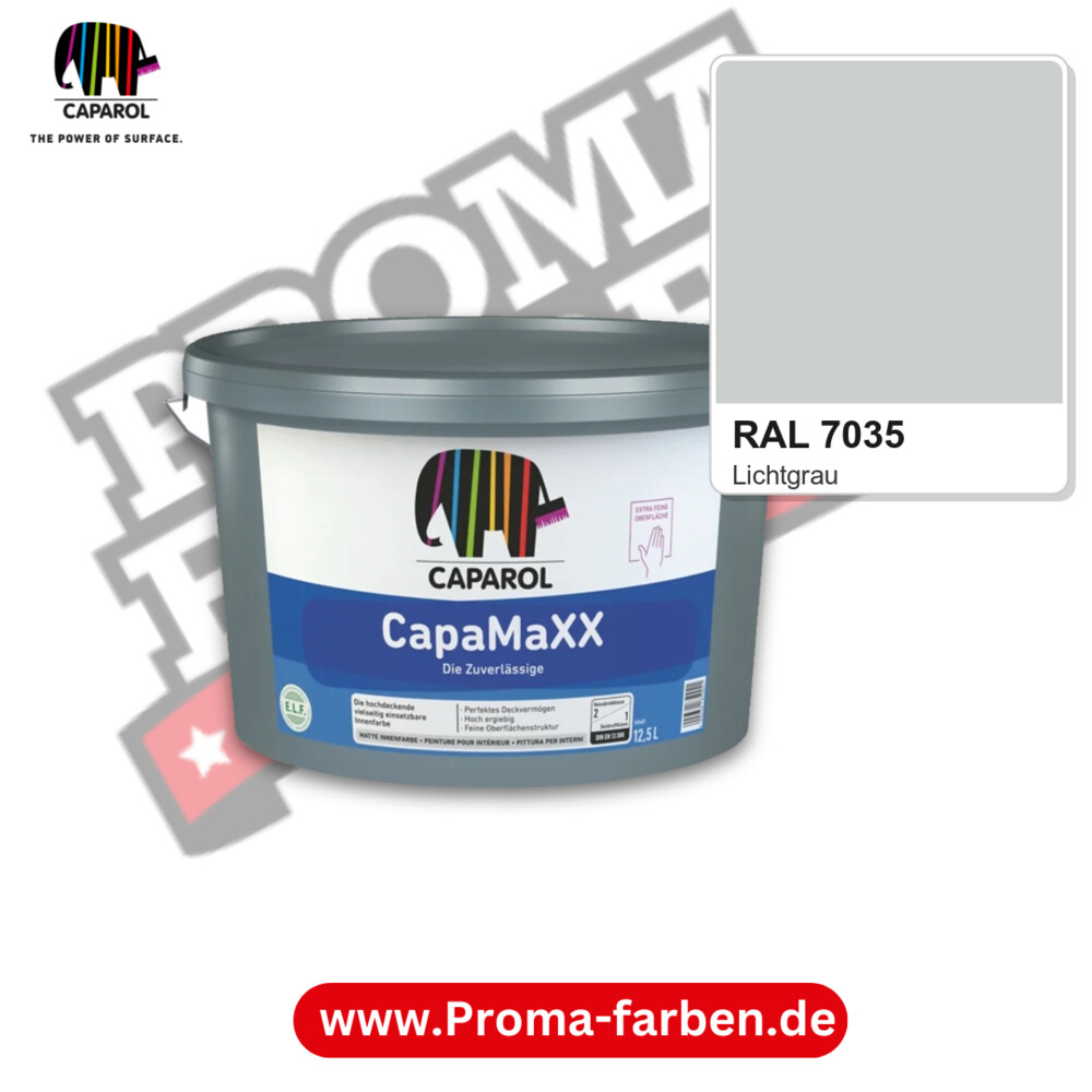 Caparol CapaMaXX RAL 7035 kaufen Proma Farben Hamburg