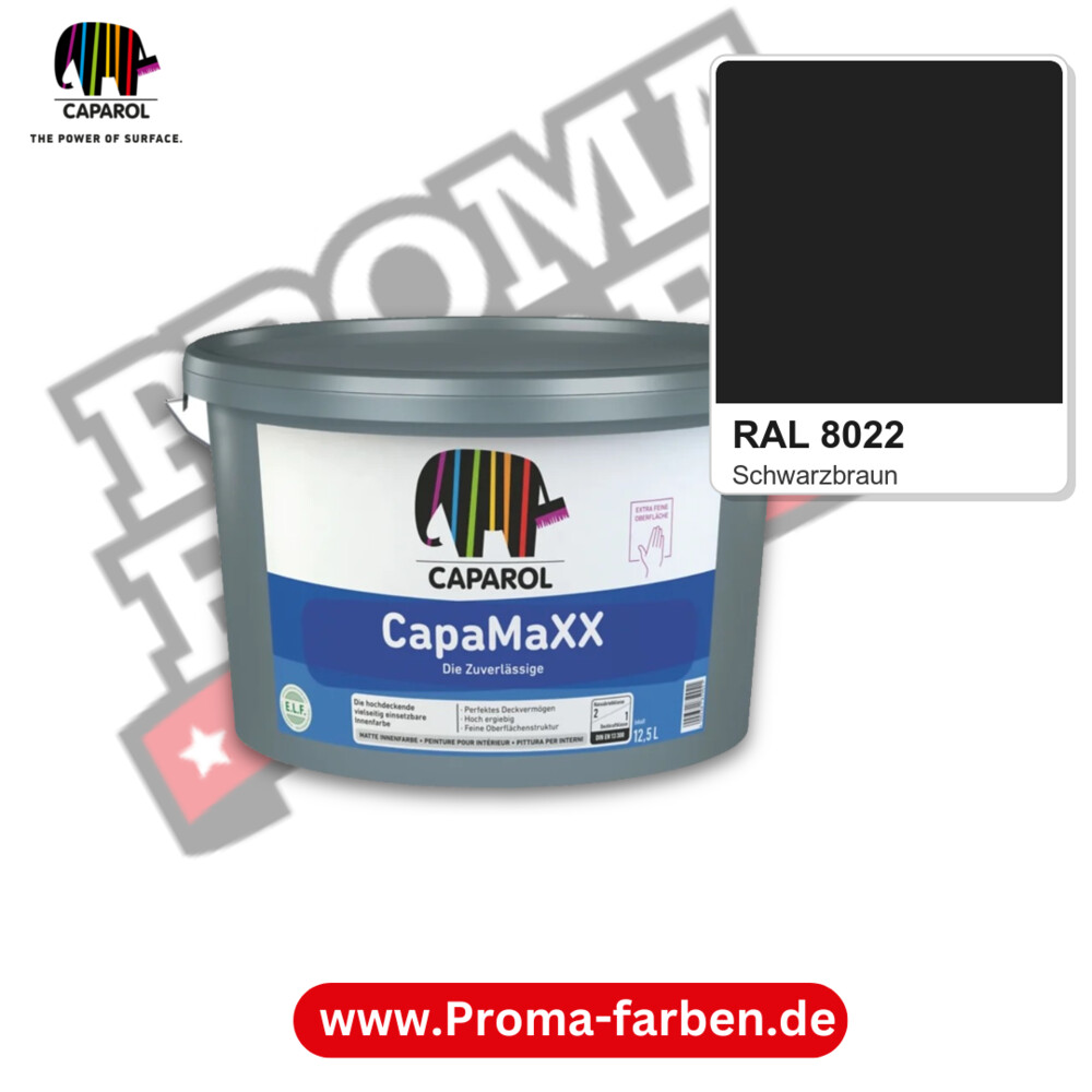 Caparol CapaMaXX RAL 8022 kaufen Proma Farben Hamburg