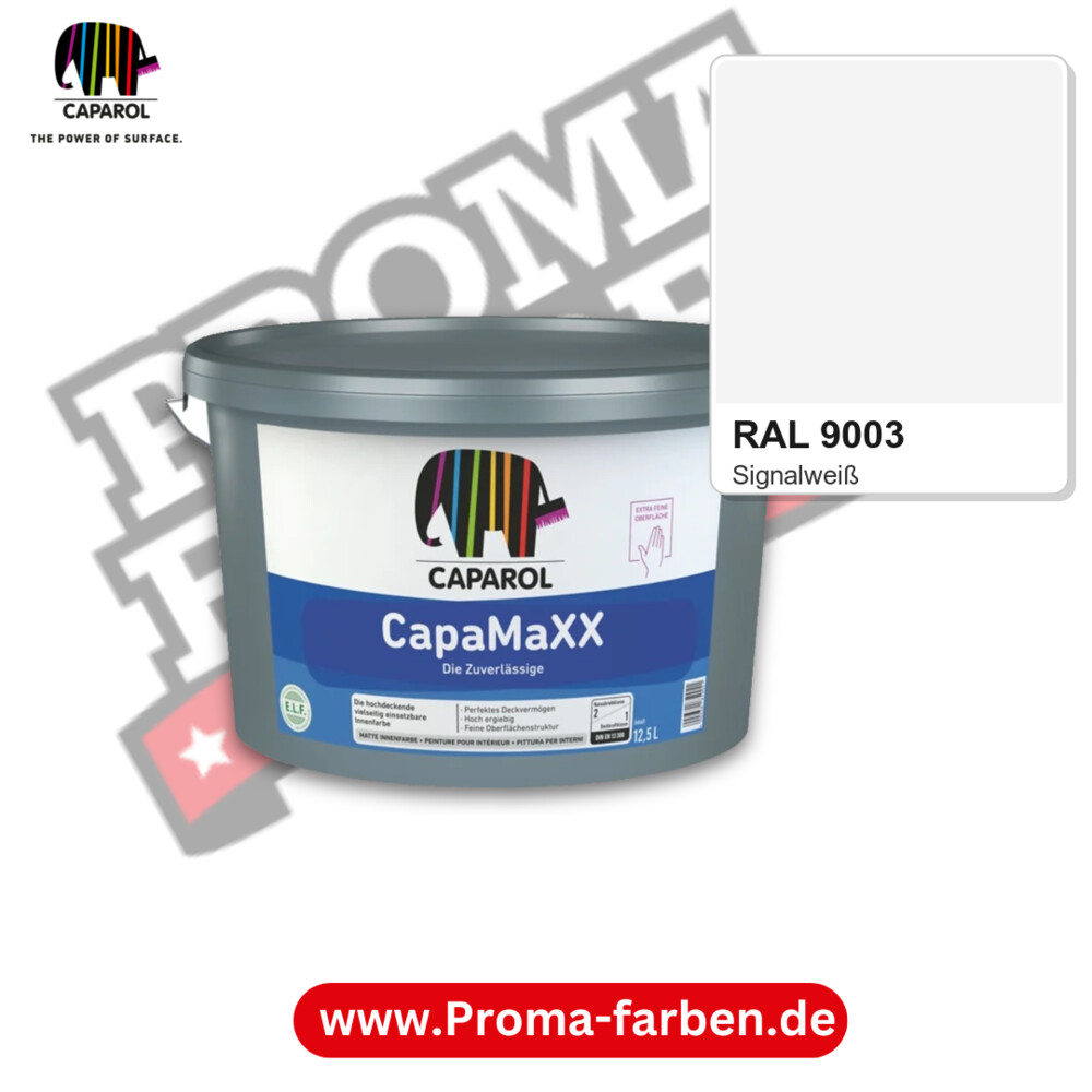 Caparol CapaMaXX RAL 9003 kaufen Proma Farben Hamburg