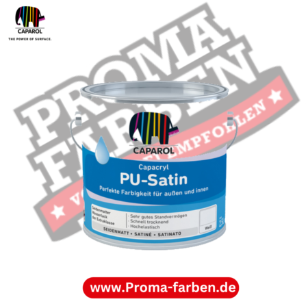 Caparol Capacryl PU-Satin 0,75 Liter – 1 Teil 295 + 1 Teil 7035 (Glasurit) kaufen bei Proma Farben