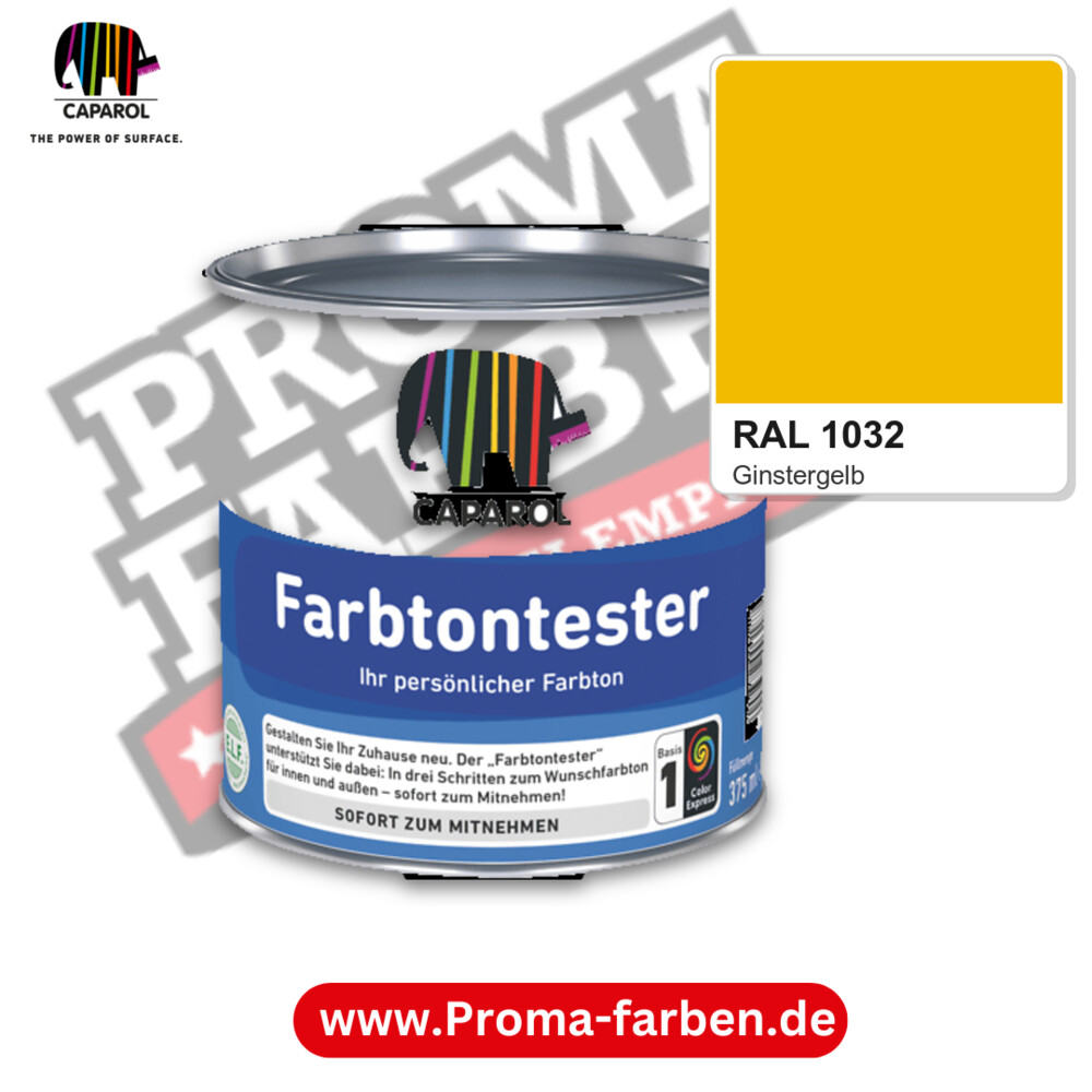 Caparol Farbtontester RAL 1032 kaufen Proma Farben Hamburg