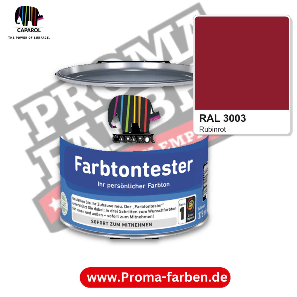 Caparol Farbtontester RAL 3003 kaufen Proma Farben Hamburg