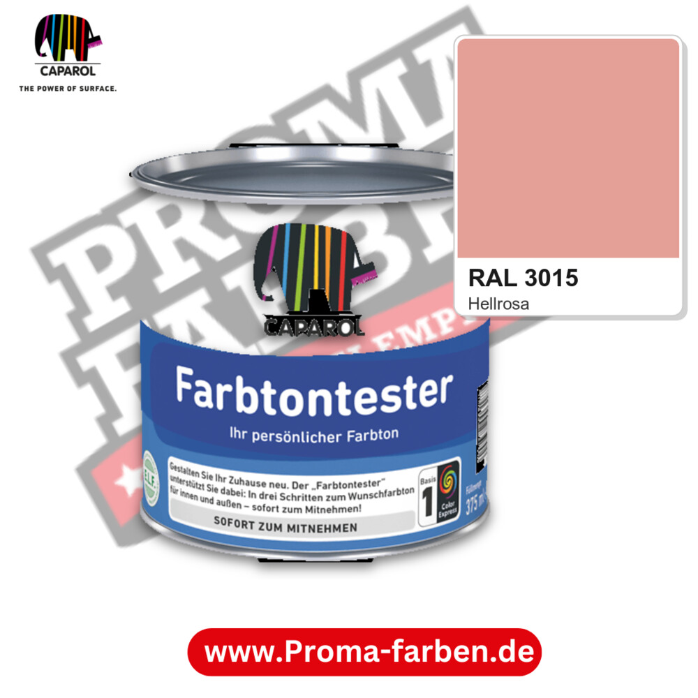 Caparol Farbtontester RAL 3015 kaufen Proma Farben Hamburg