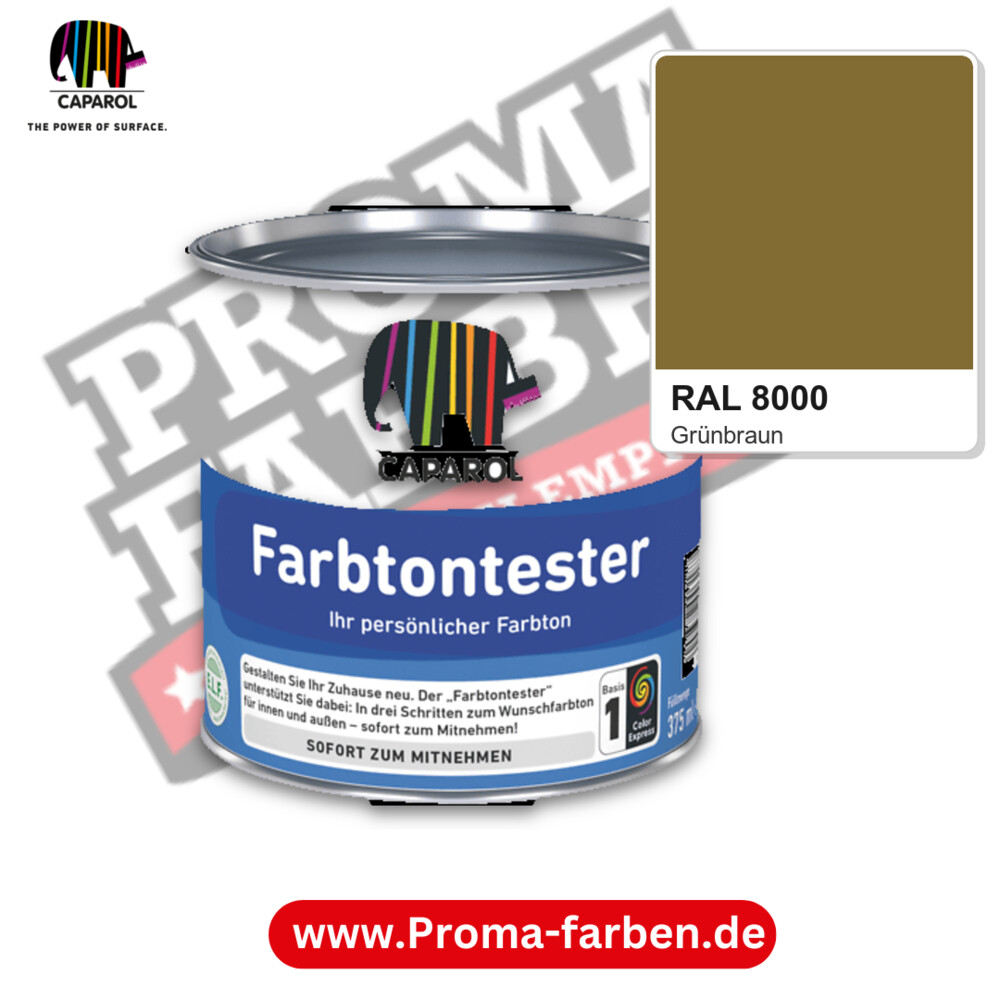 Caparol Farbtontester RAL 8000 kaufen Proma Farben Hamburg