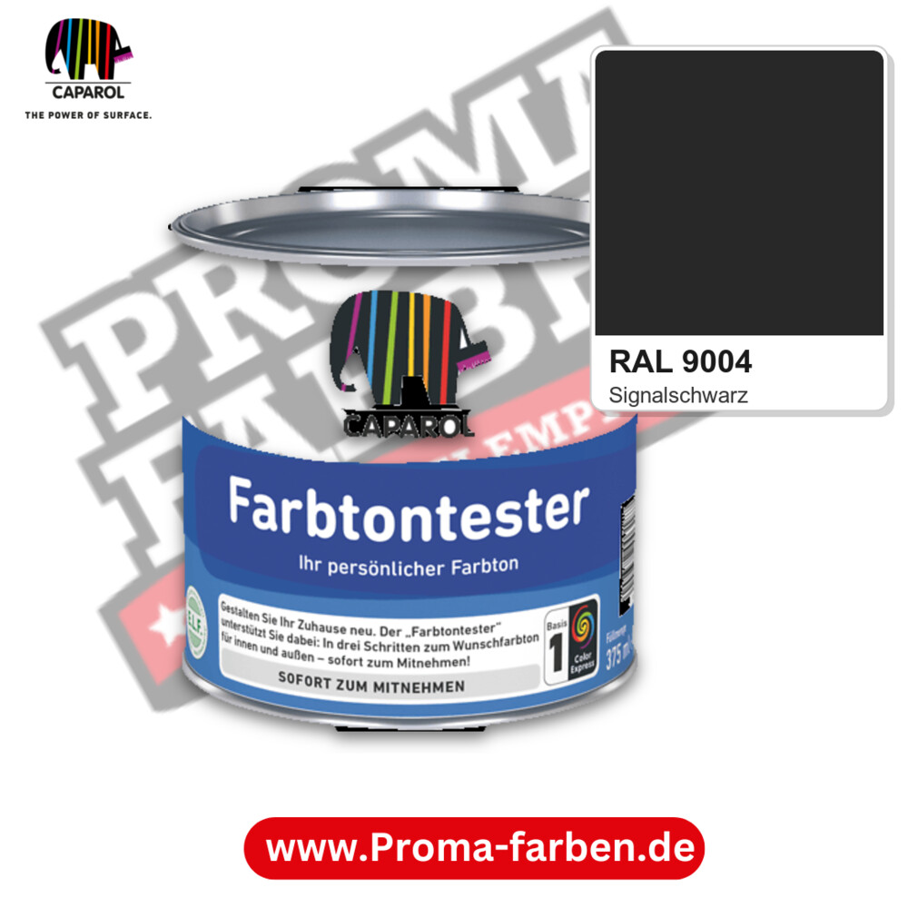 Caparol Farbtontester RAL 9004 kaufen Proma Farben Hamburg
