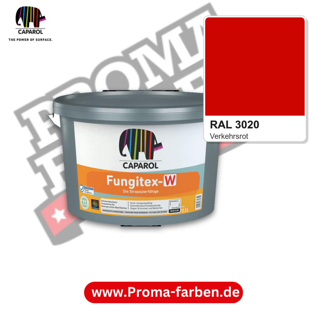 Caparol Fungitex-W RAL 3020 kaufen Proma Farben Hamburg