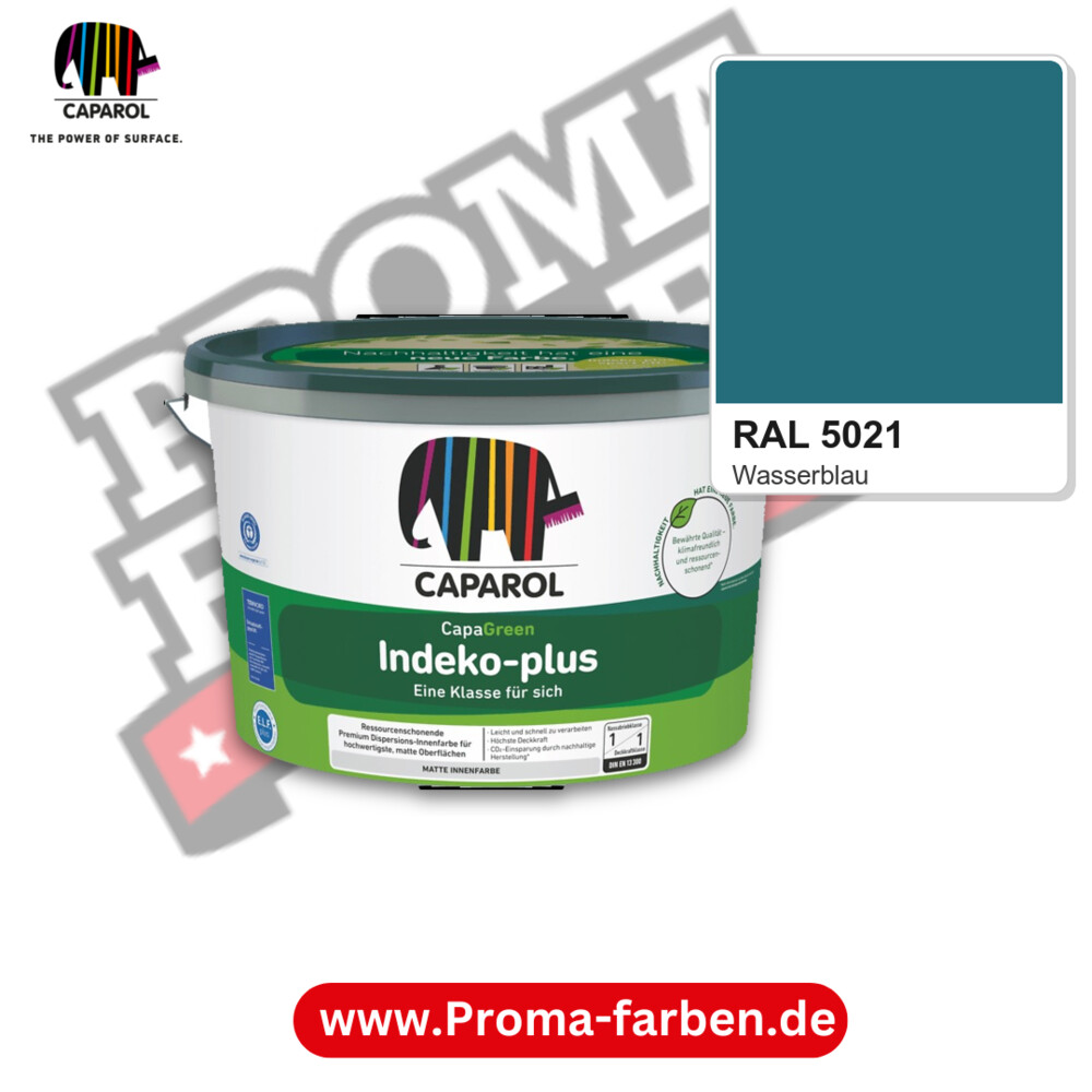 Caparol Indeko-plus RAL 5021 kaufen Proma Farben Hamburg