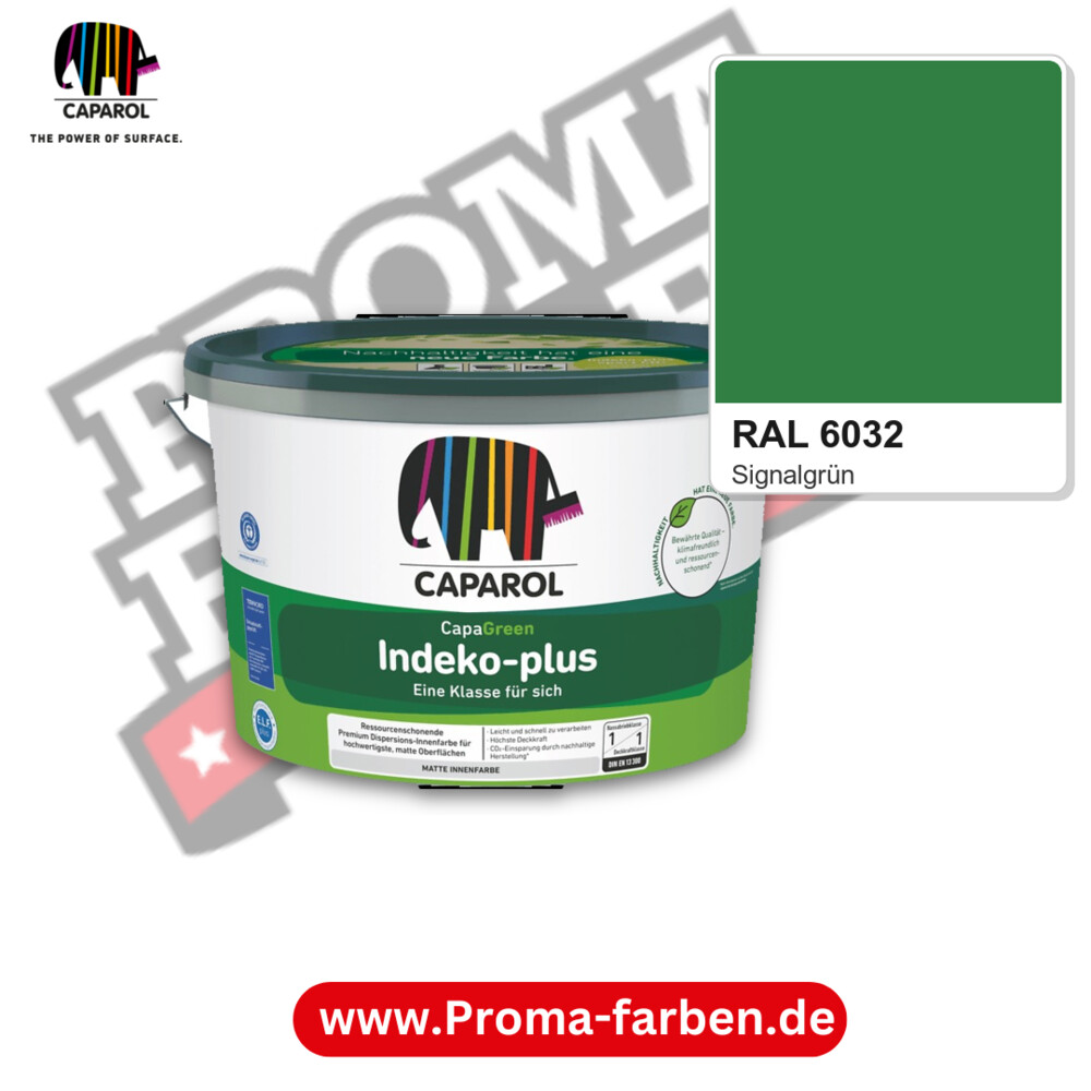 Caparol Indeko-plus RAL 6032 kaufen Proma Farben Hamburg