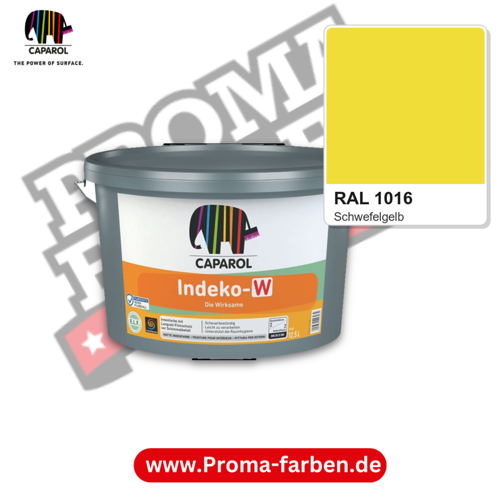 Caparol Indeko-W RAL 1016 kaufen Proma Farben Hamburg