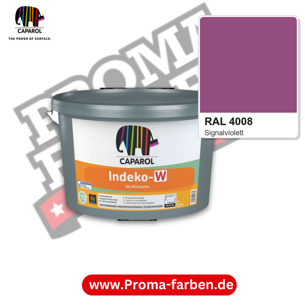 Caparol Indeko-W RAL 4008 kaufen Proma Farben Hamburg