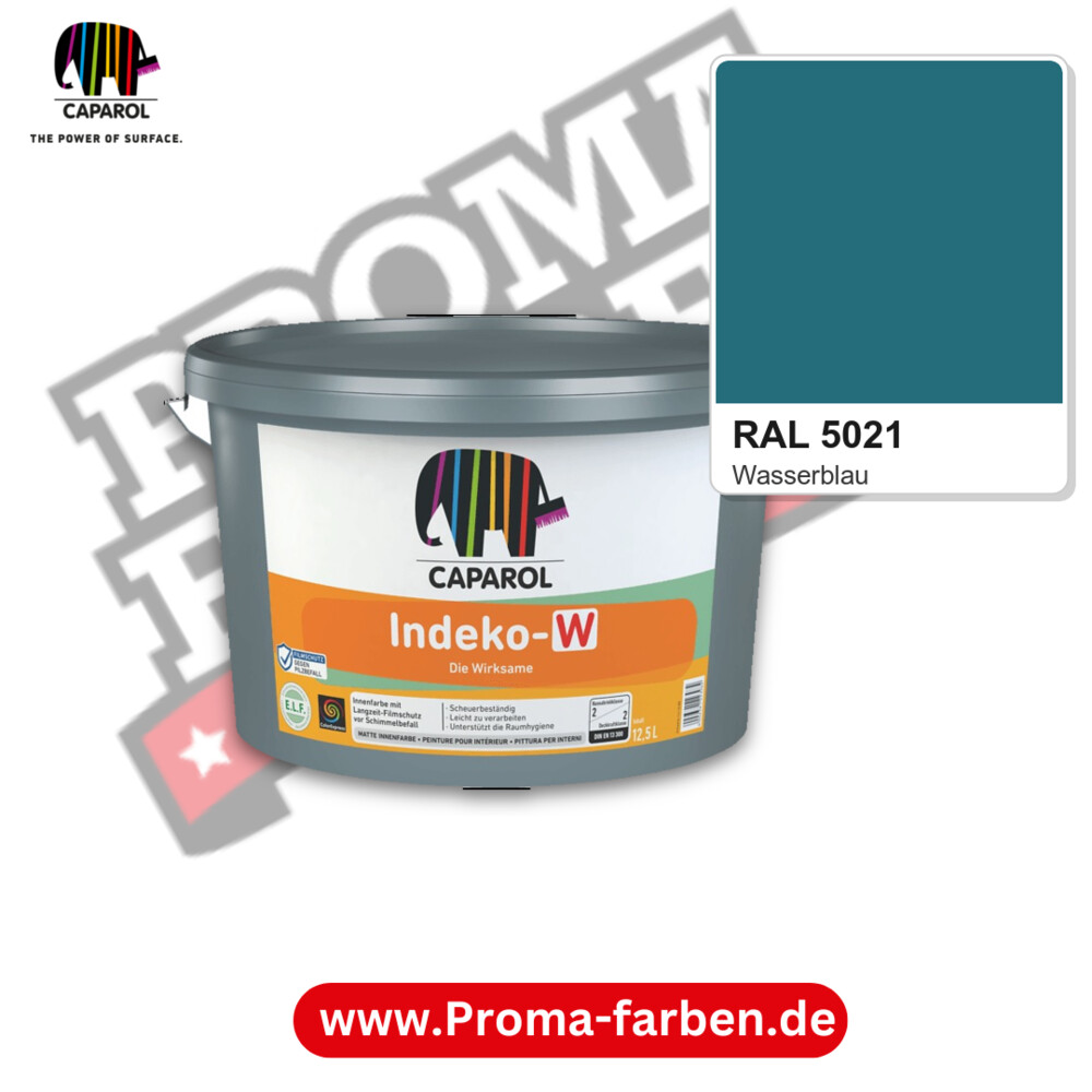 Caparol Indeko-W RAL 5021 kaufen Proma Farben Hamburg