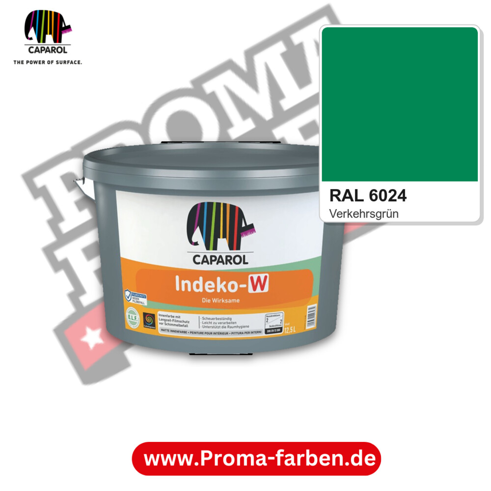 Caparol Indeko-W RAL 6024 kaufen Proma Farben Hamburg