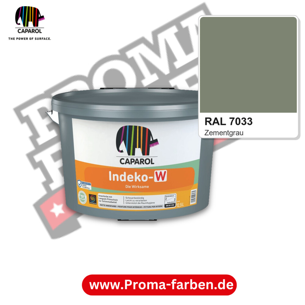 Caparol Indeko-W RAL 7033 kaufen Proma Farben Hamburg