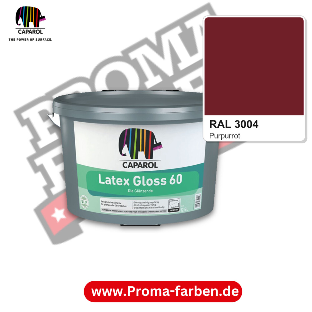 Caparol Latex Gloss 60 RAL 3004 kaufen Proma Farben Hamburg