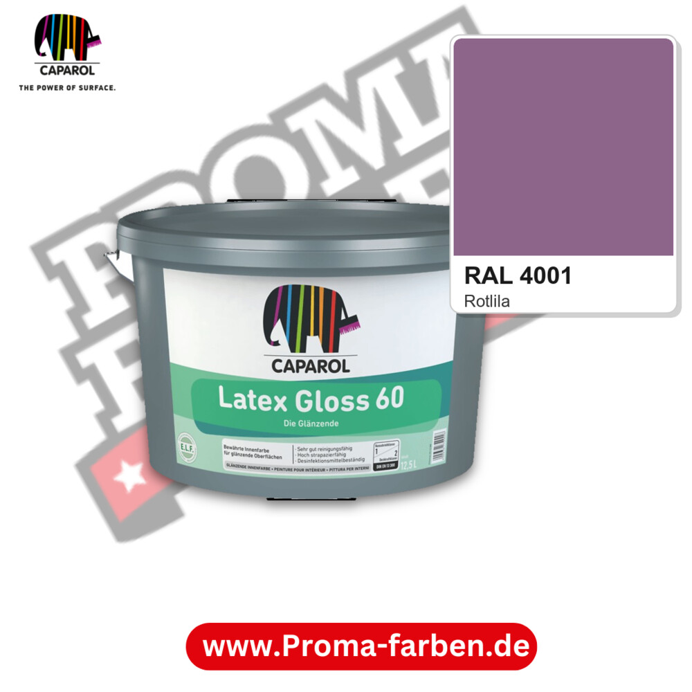 Caparol Latex Gloss 60 RAL 4001 kaufen Proma Farben Hamburg