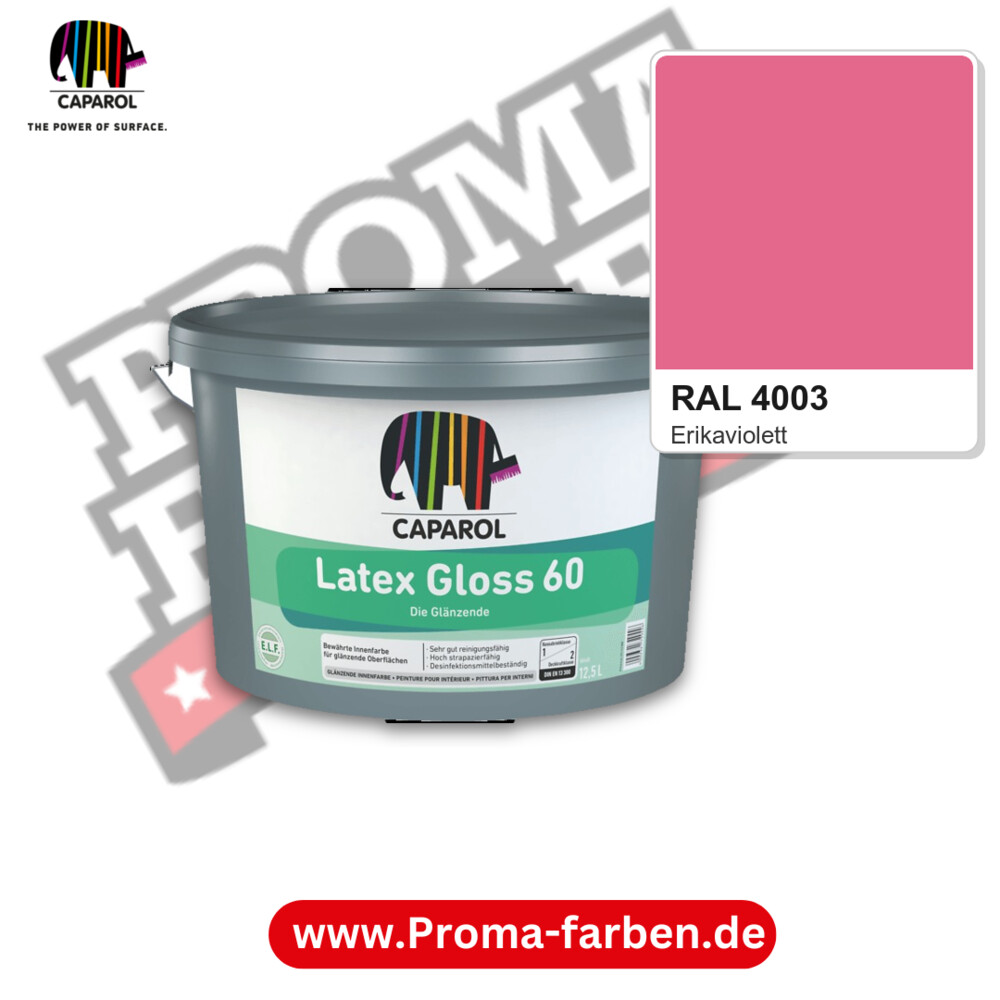 Caparol Latex Gloss 60 RAL 4003 kaufen Proma Farben Hamburg