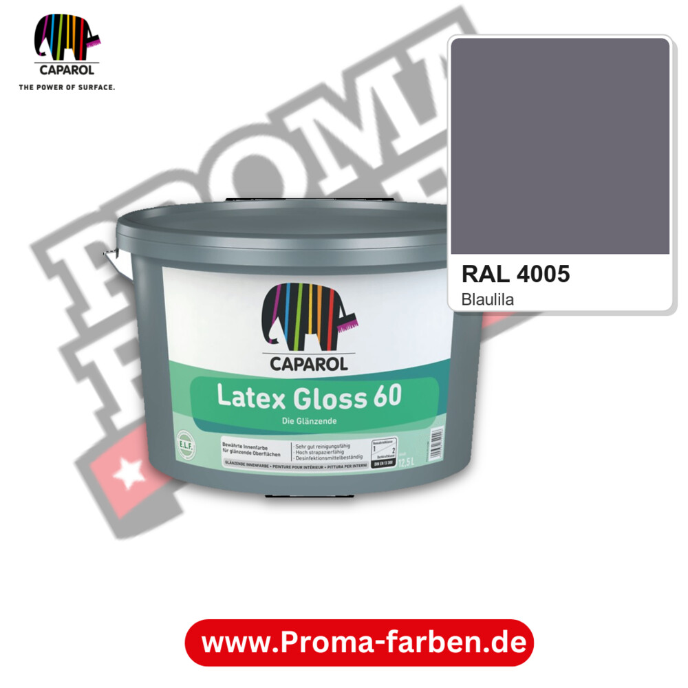 Caparol Latex Gloss 60 RAL 4005 kaufen Proma Farben Hamburg