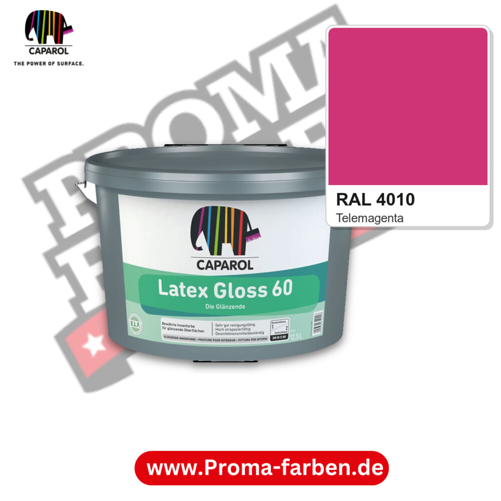 Caparol Latex Gloss 60 RAL 4010 kaufen Proma Farben Hamburg