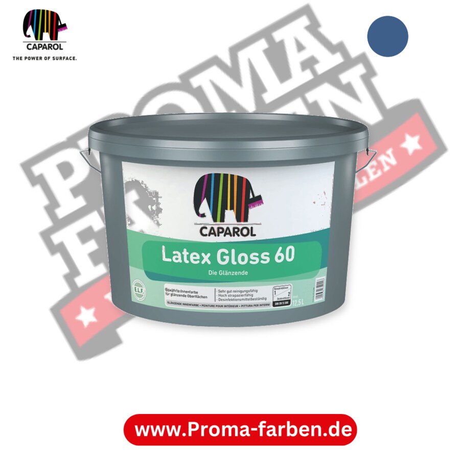 Caparol Latex Gloss 60 RAL 5007 kaufen Proma Farben Hamburg