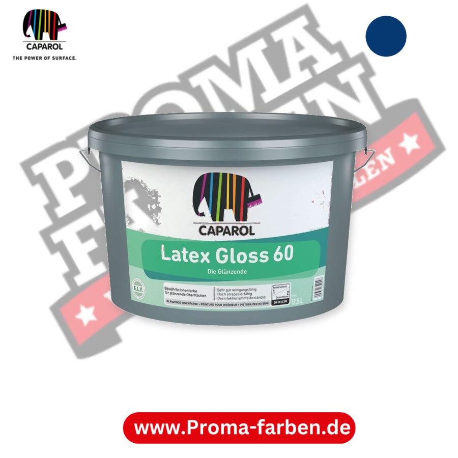 Caparol Latex Gloss 60 RAL 5017 kaufen Proma Farben Hamburg