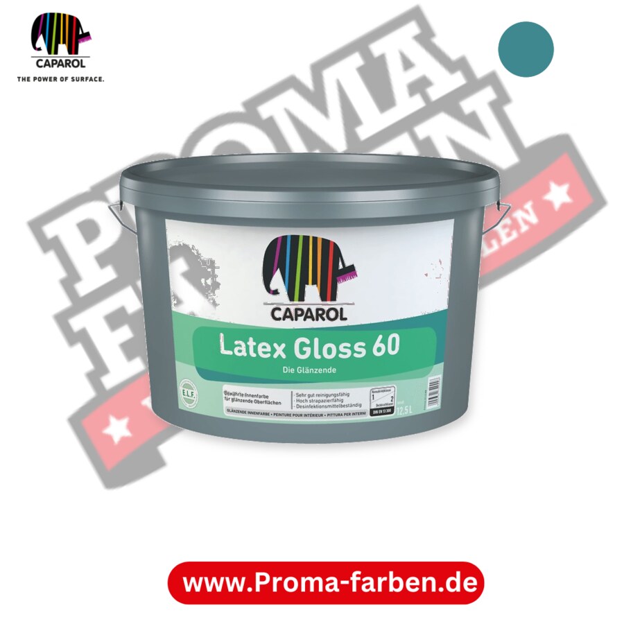 Caparol Latex Gloss 60 RAL 5018 kaufen Proma Farben Hamburg