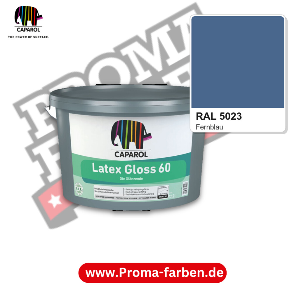 Caparol Latex Gloss 60 RAL 5023 kaufen Proma Farben Hamburg