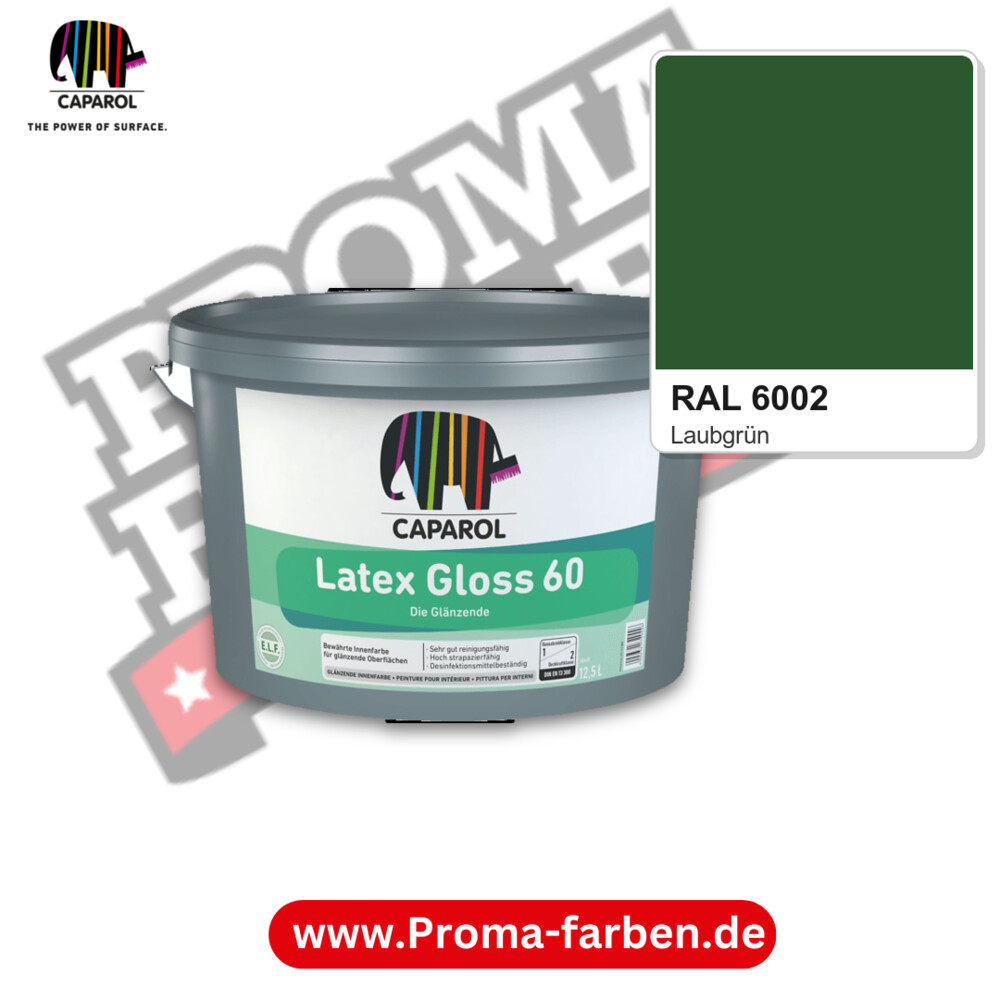 Caparol Latex Gloss 60 RAL 6002 kaufen Proma Farben Hamburg