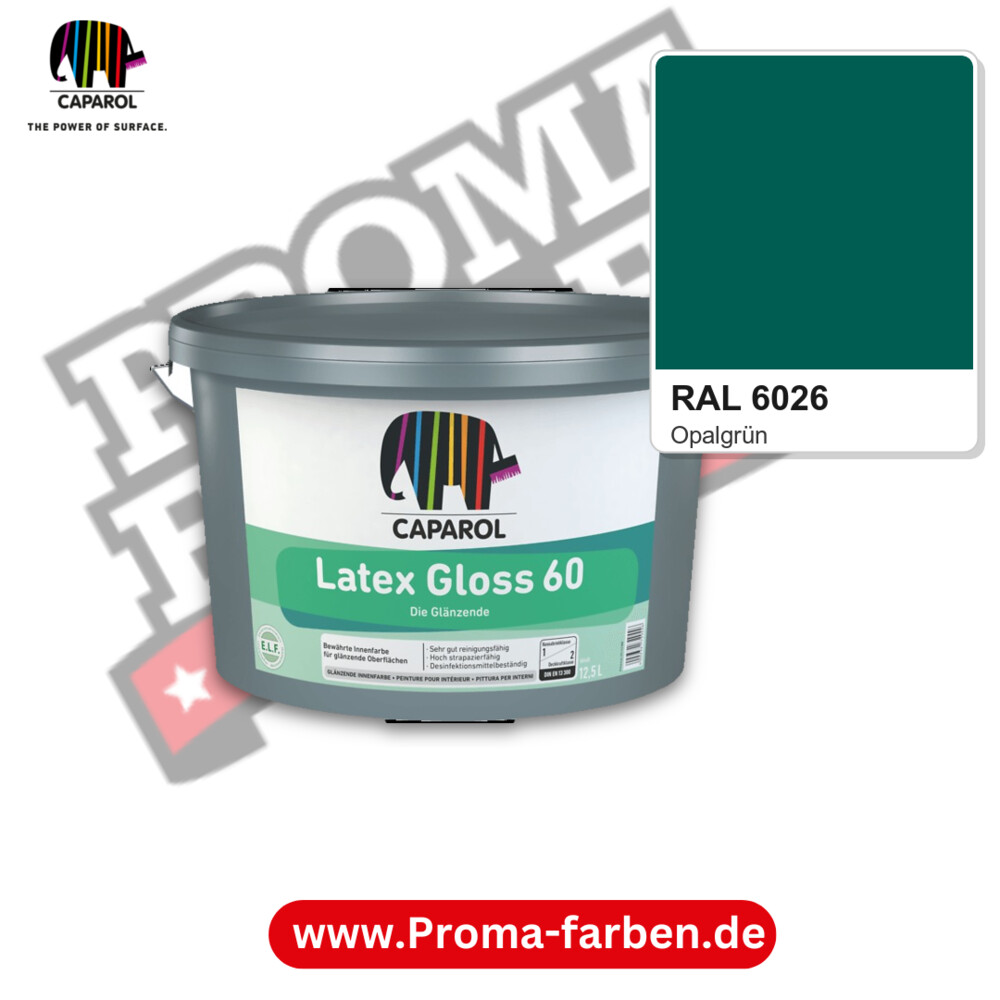 Caparol Latex Gloss 60 RAL 6026 kaufen Proma Farben Hamburg