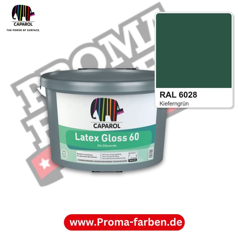Caparol Latex Gloss 60 RAL 6028 kaufen Proma Farben Hamburg