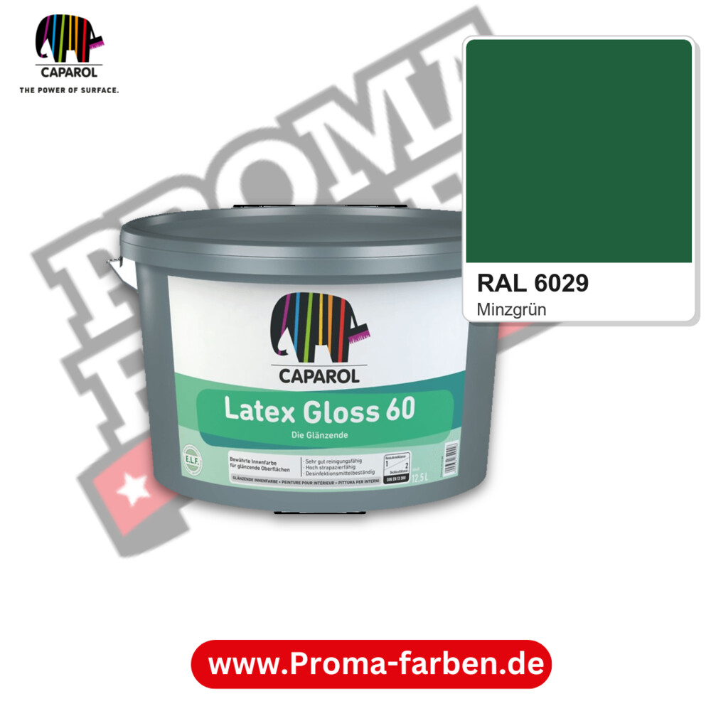 Caparol Latex Gloss 60 RAL 6029 kaufen Proma Farben Hamburg