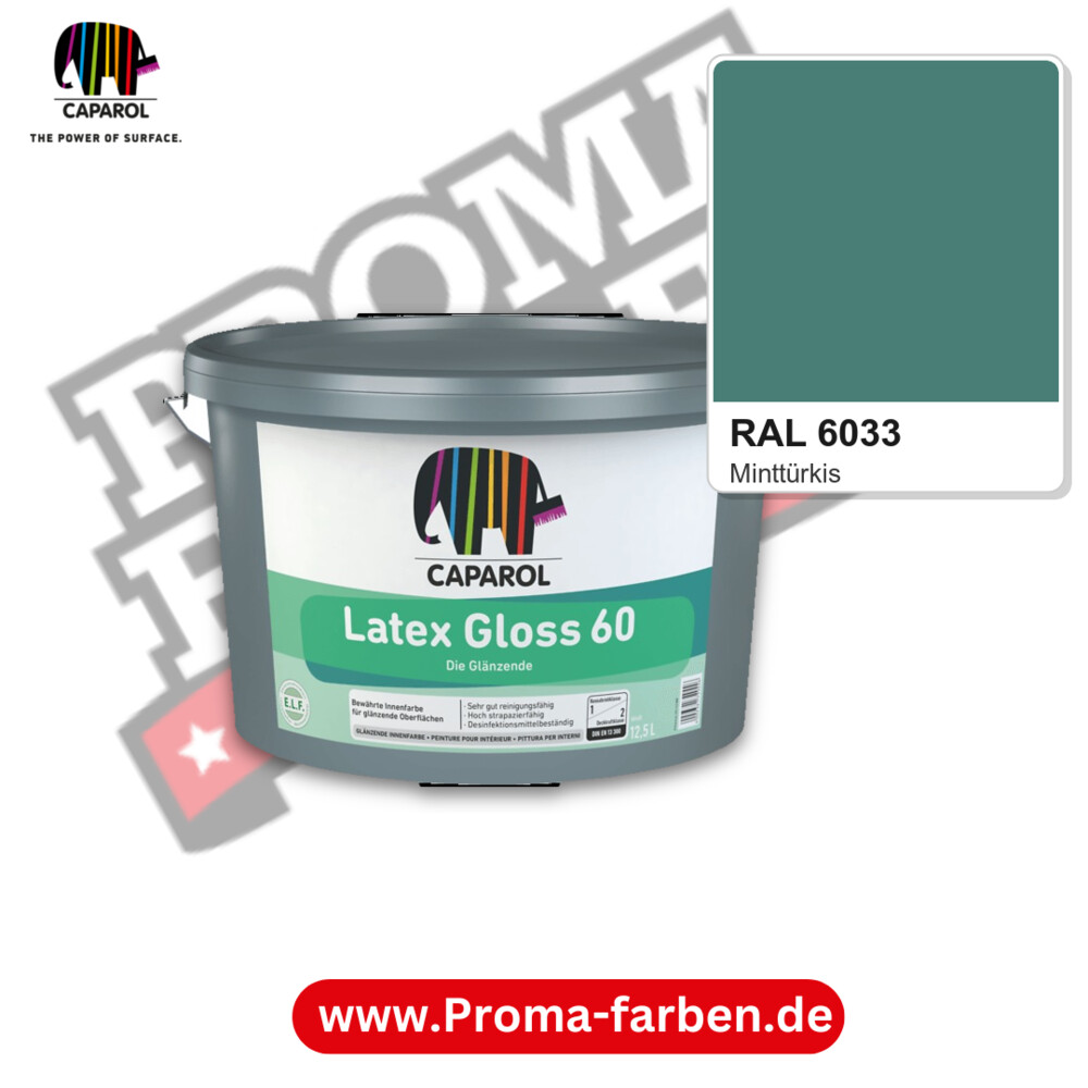 Caparol Latex Gloss 60 RAL 6033 kaufen Proma Farben Hamburg