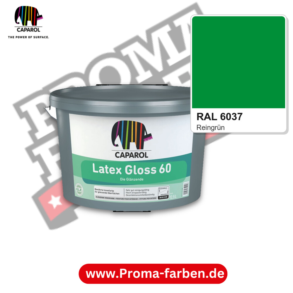 Caparol Latex Gloss 60 RAL 6037 kaufen Proma Farben Hamburg