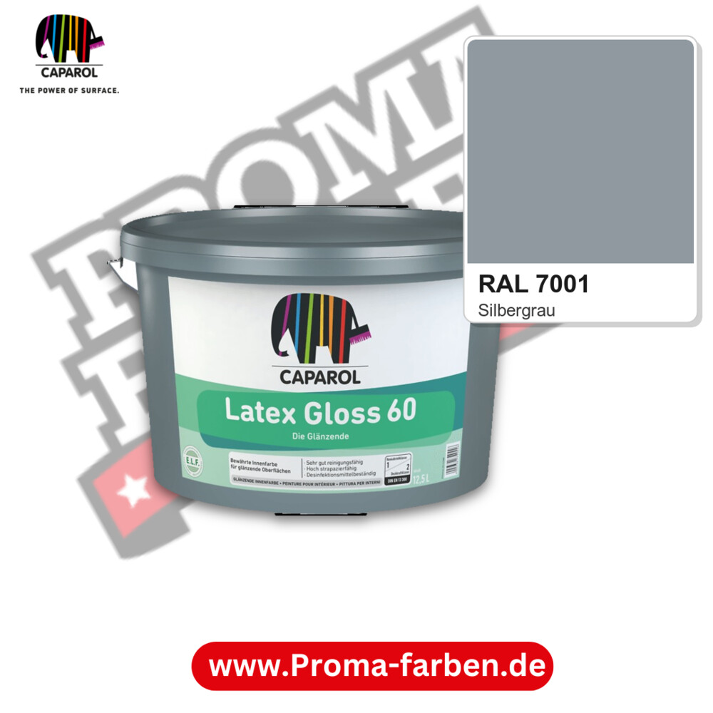 Caparol Latex Gloss 60 RAL 7001 kaufen Proma Farben Hamburg