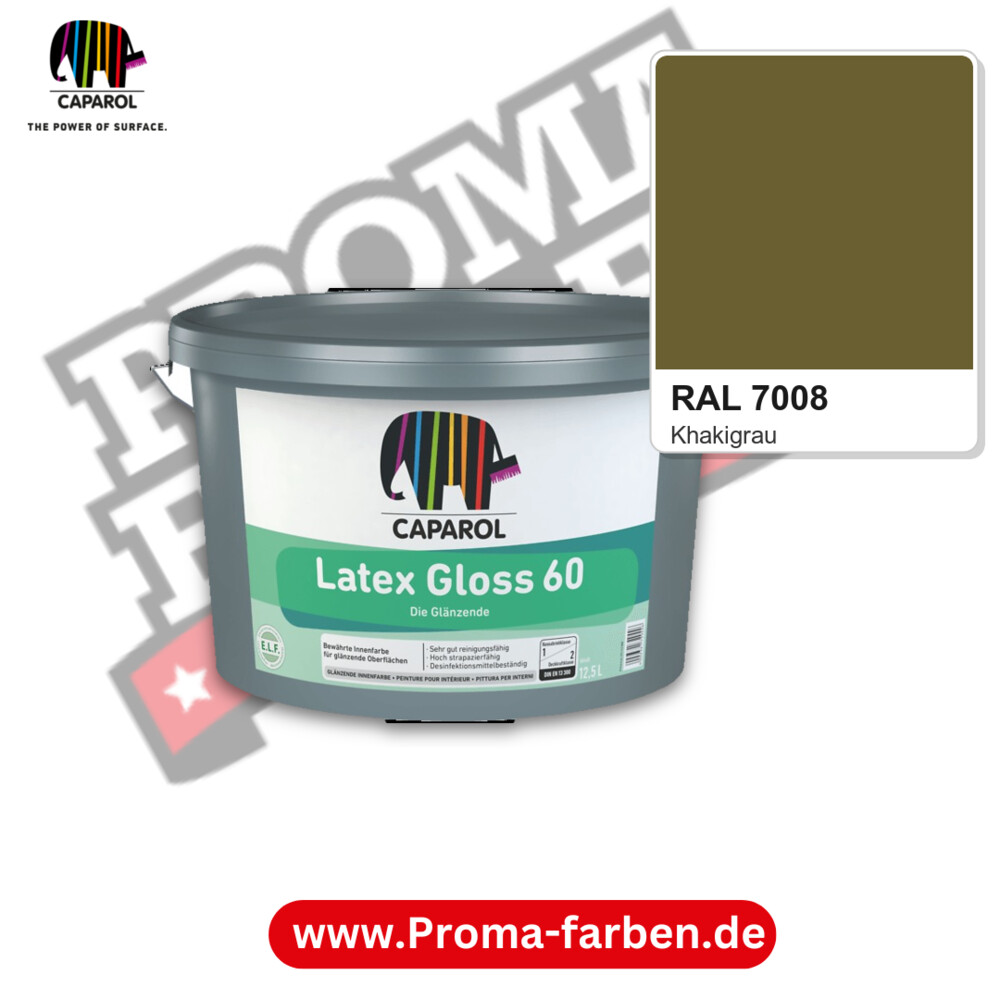 Caparol Latex Gloss 60 RAL 7008 kaufen Proma Farben Hamburg