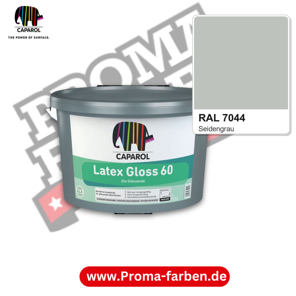 Caparol Latex Gloss 60 RAL 7044 kaufen Proma Farben Hamburg