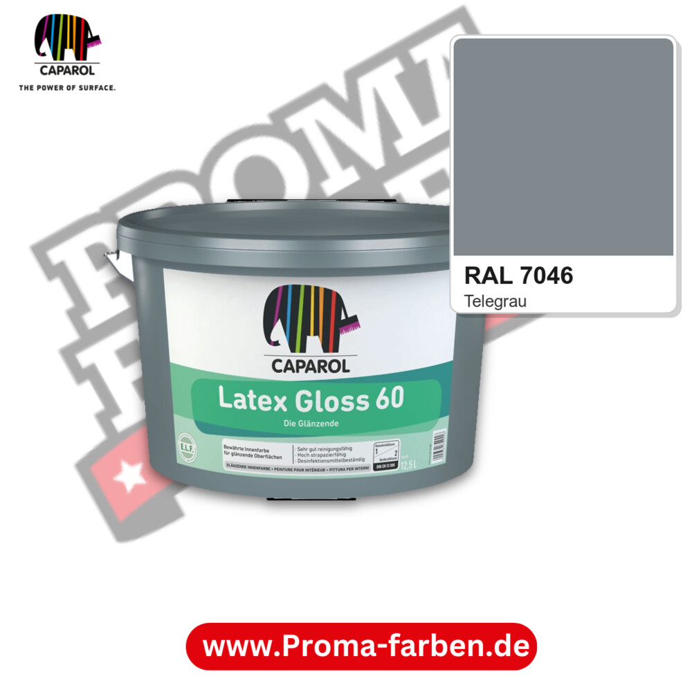Caparol Latex Gloss 60 RAL 7046 kaufen Proma Farben Hamburg