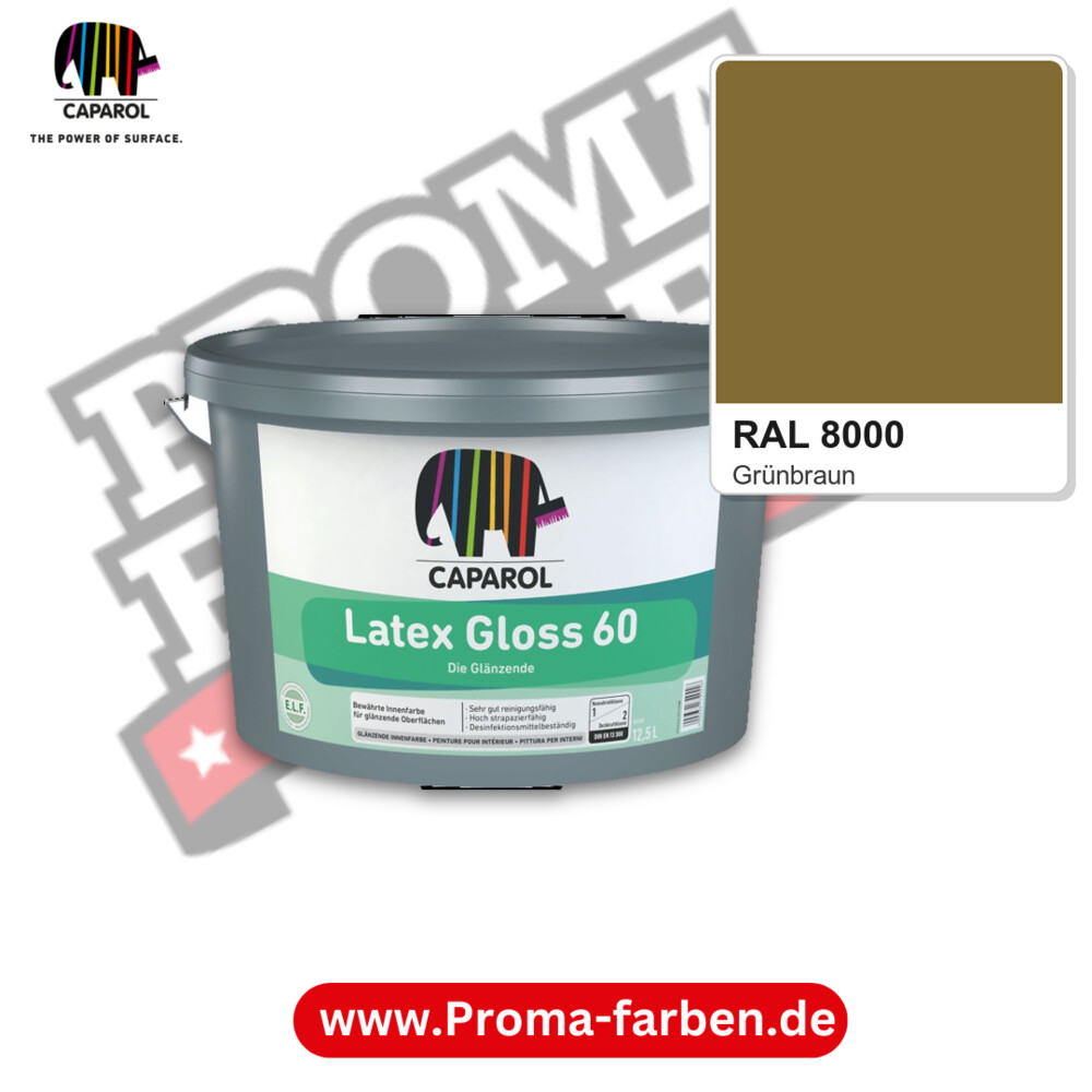 Caparol Latex Gloss 60 RAL 8000 kaufen Proma Farben Hamburg