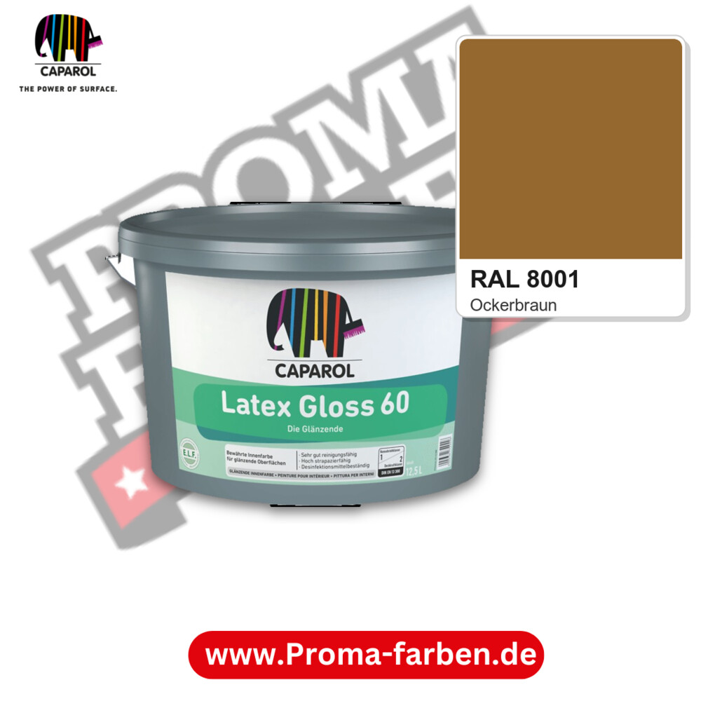 Caparol Latex Gloss 60 RAL 8001 kaufen Proma Farben Hamburg